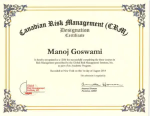 Canadian Risk Management Certification