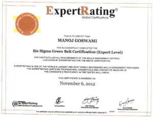 Six Sigma Green Belt Certification